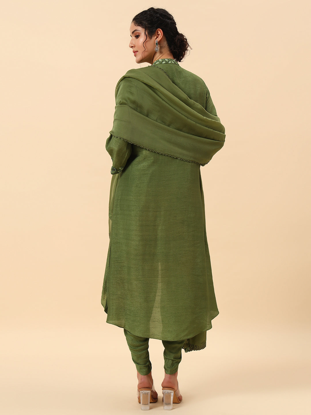 Suit with Dhoti Style Pant Set