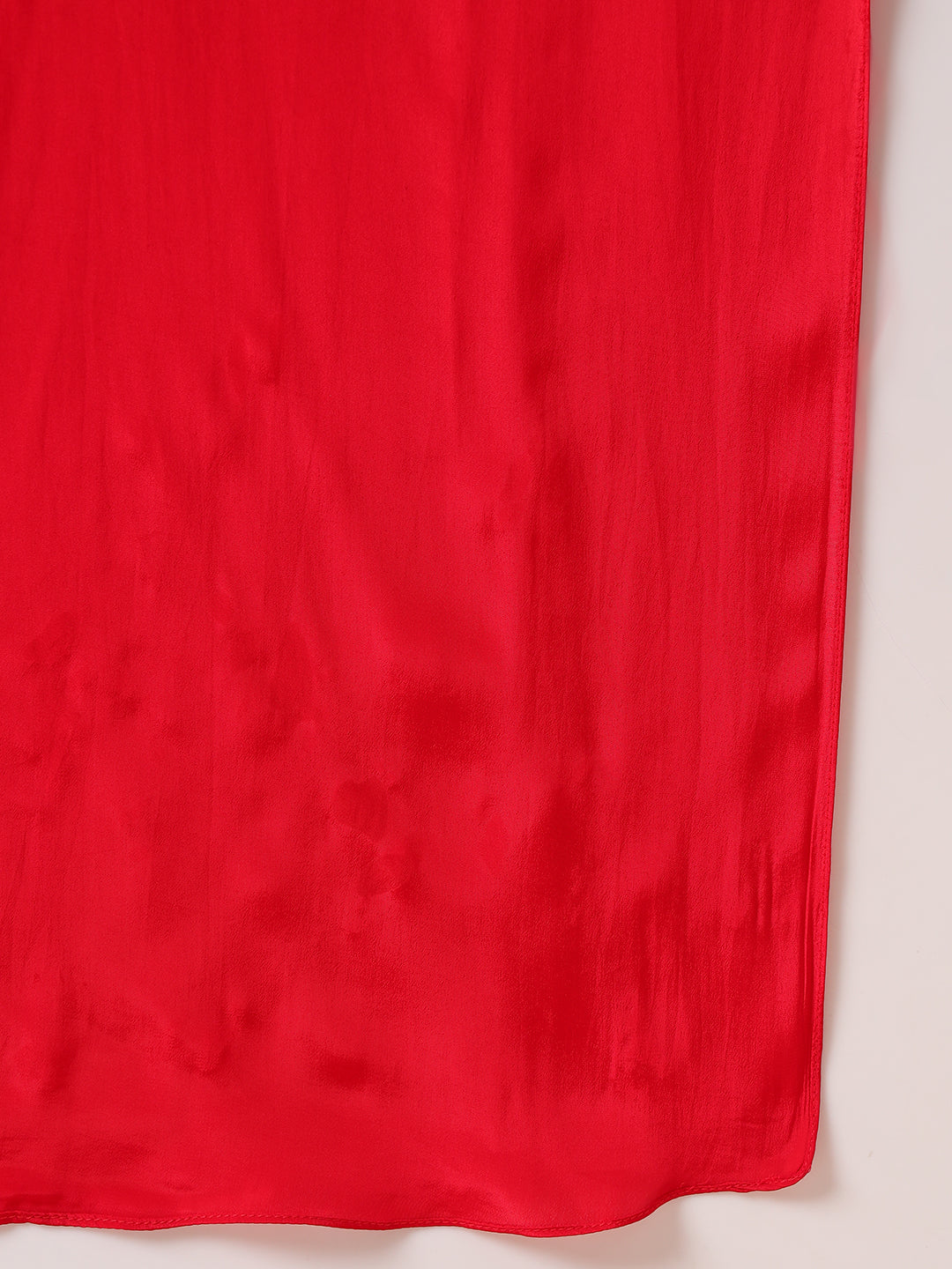 Beautiful Cherry Red Drape saree