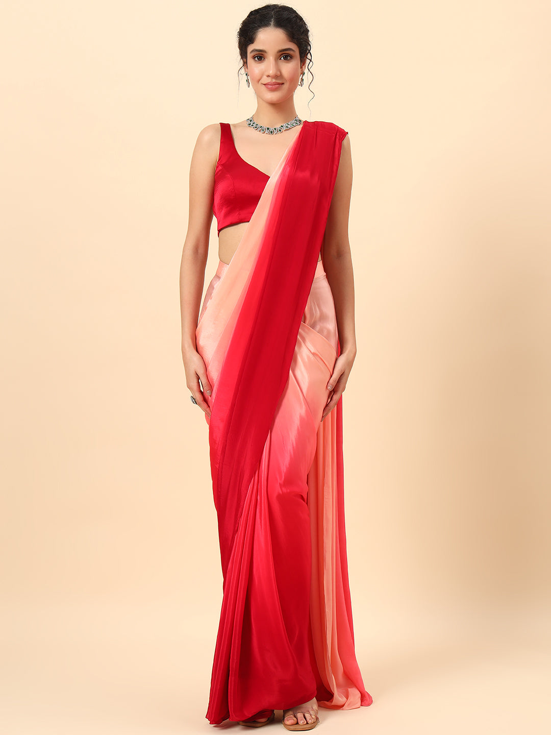 Beautiful Mustard Yellow Drape saree