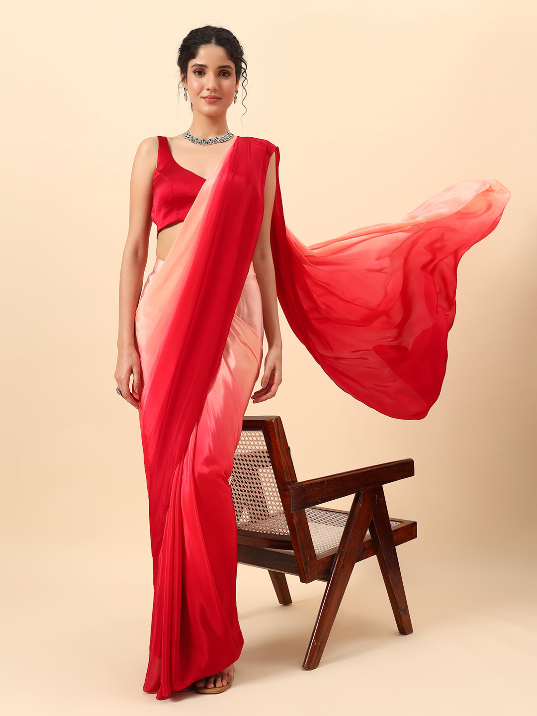 Beautiful Mustard Yellow Drape saree