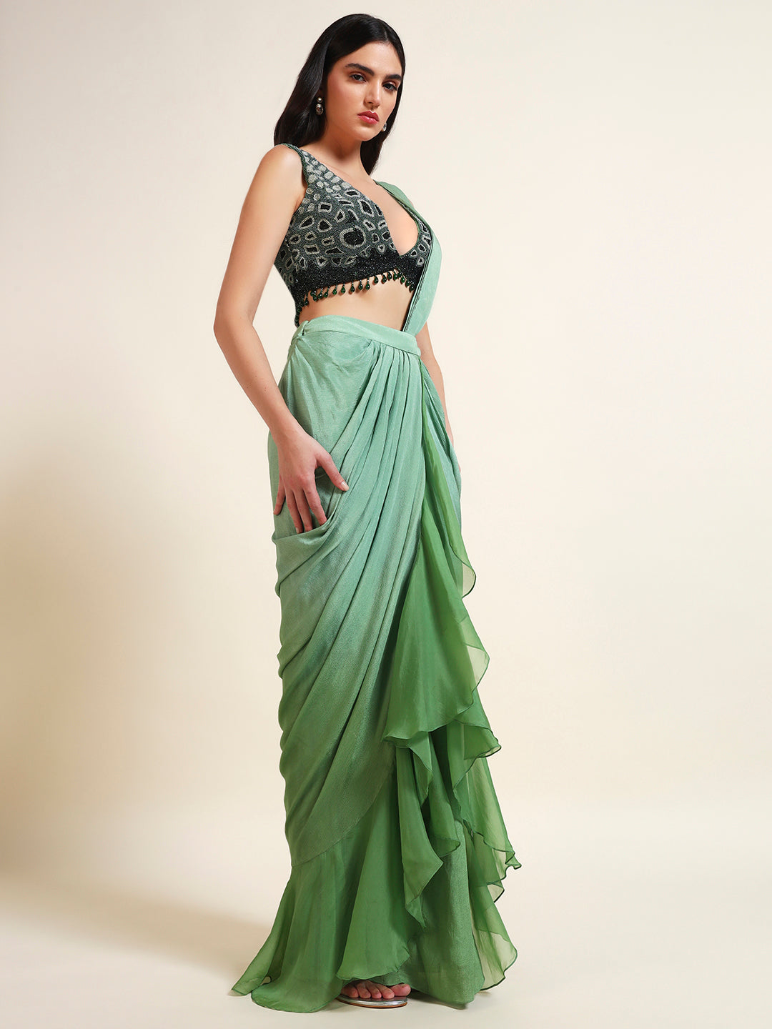 Beautiful Drape saree