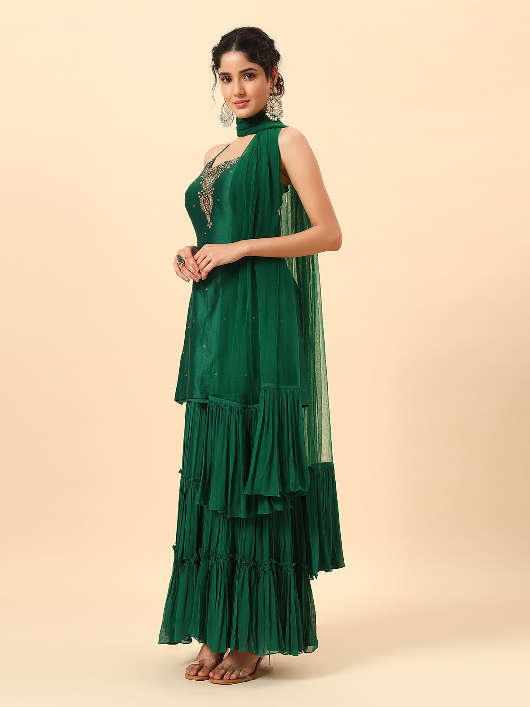 Emerald Sharara Set — view 4