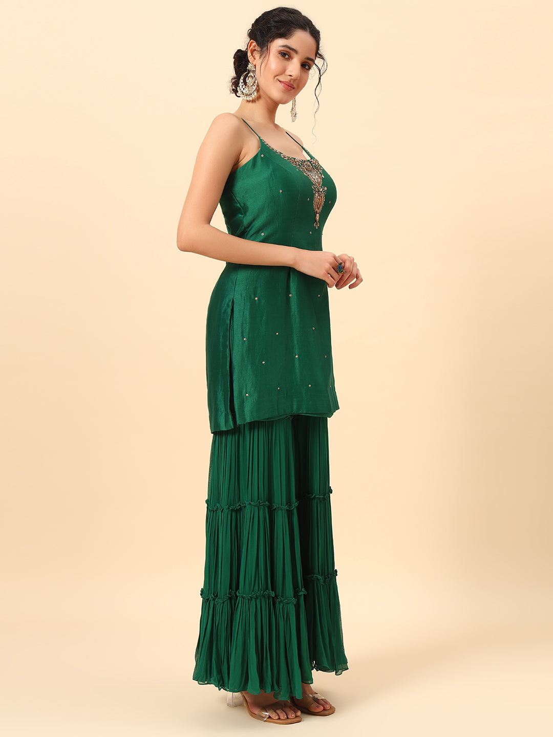Emerald Sharara Set — view 2